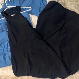 Black Venus Halter Top Lace Dress